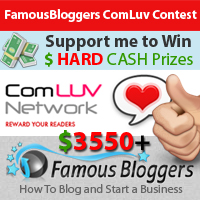 famousbloggers comluv contest