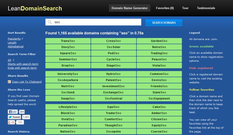 How To Search for Available .com Domain Names Easily?