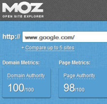 google domain authority