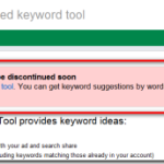 Google Search Based Keyword Tool To Be Discontinued