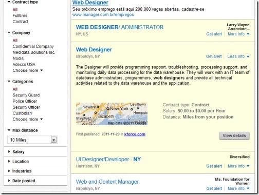 Search Results Web Designer
