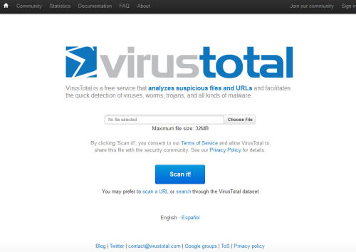 VirusTotal Security Scanner