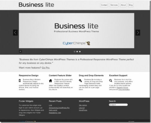 Business Lite Responsive Theme