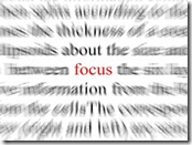 focus on blogging