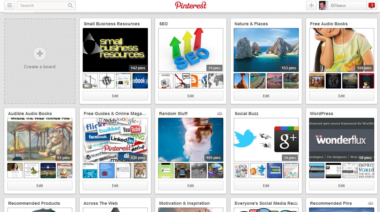 Pinterest Visual Social Marketing