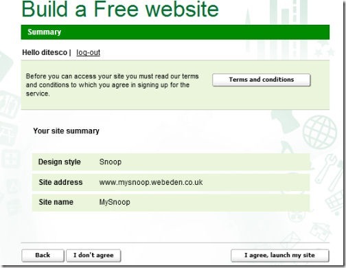 website builder step 4