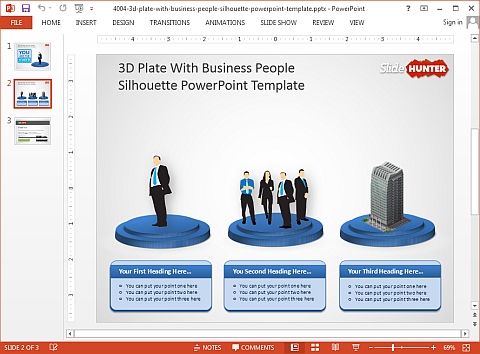 Business people PowerPoint template