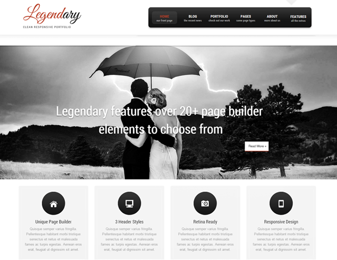 Legendary WordPress Theme