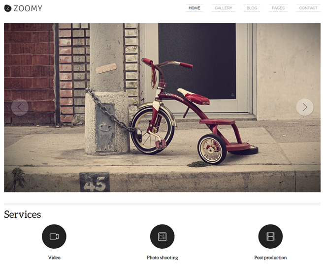 Zoomy WordPress Theme